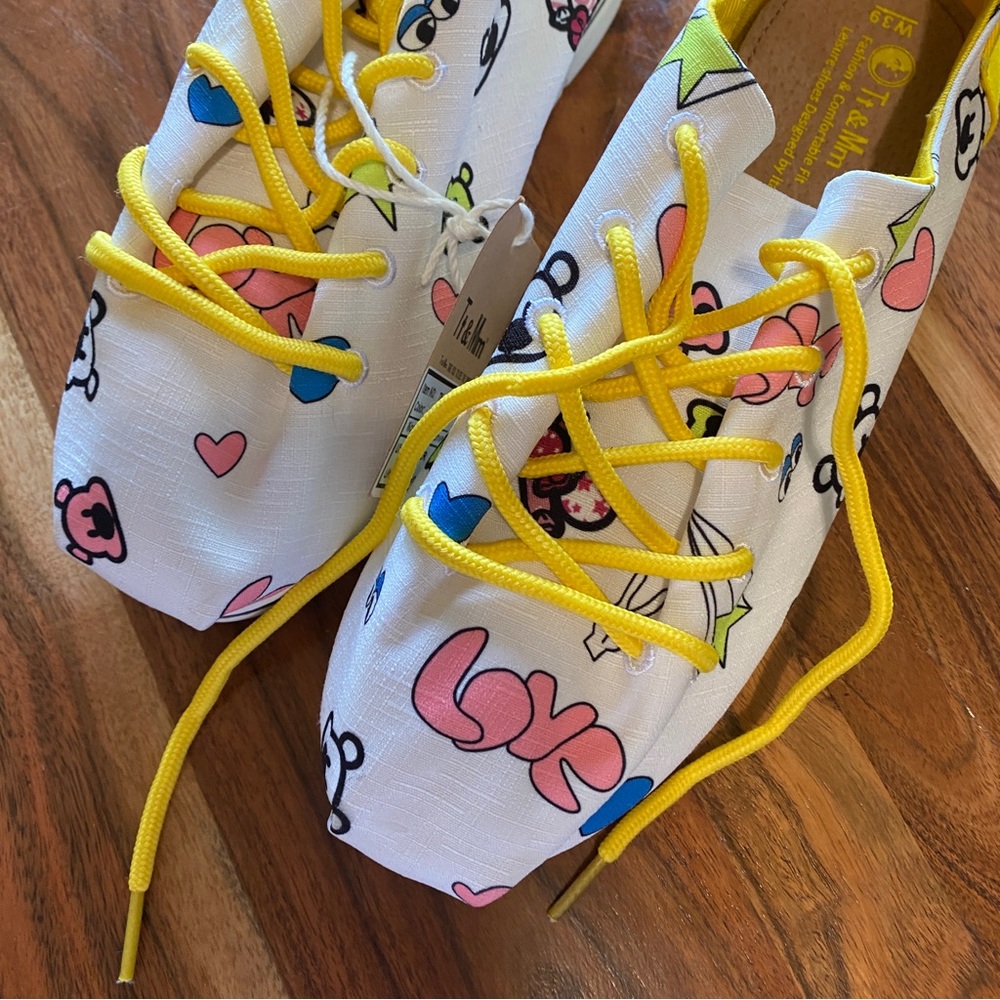 Y2K fashion sneakers from Italy yellow - Picture 5 of 13